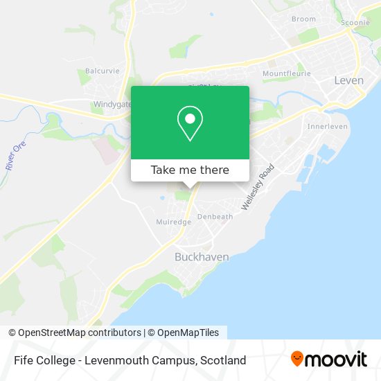 Fife College - Levenmouth Campus map