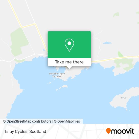 Islay Cycles map