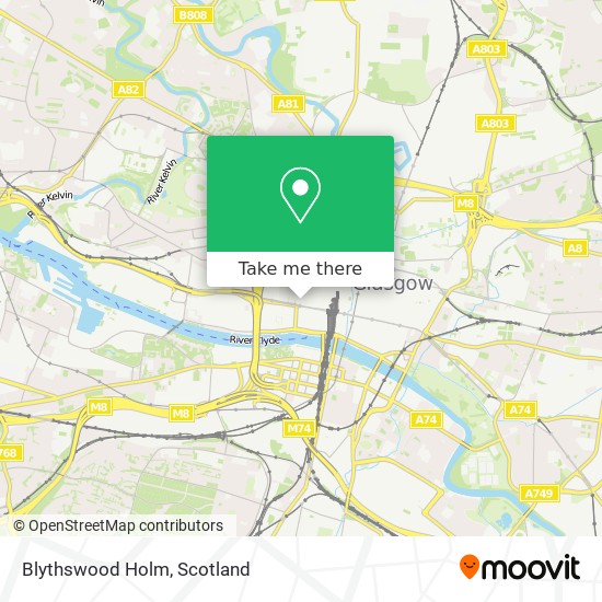 Blythswood Holm map