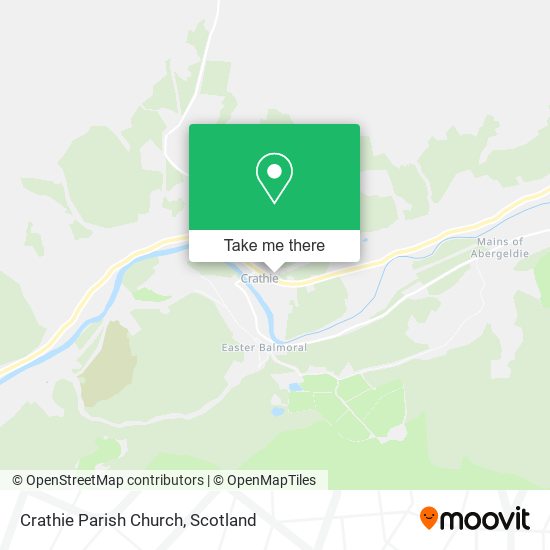 Crathie Parish Church map