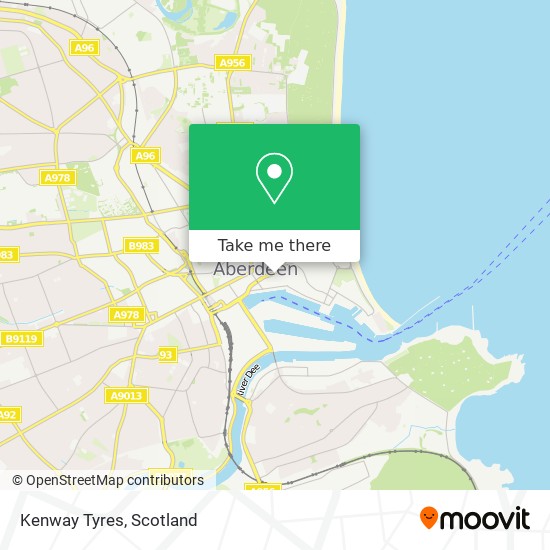 Kenway Tyres map