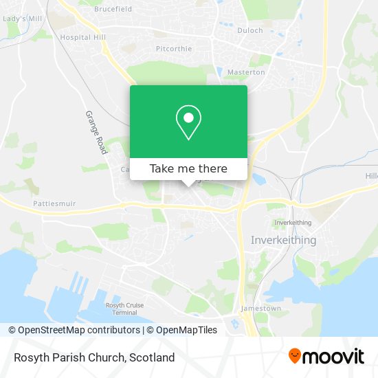 Rosyth Parish Church map