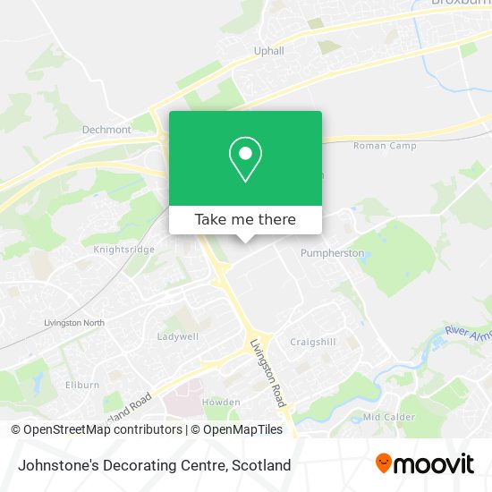 Johnstone's Decorating Centre map