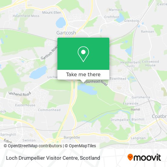 Loch Drumpellier Visitor Centre map