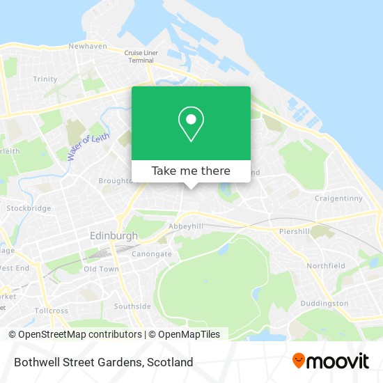 Bothwell Street Gardens map