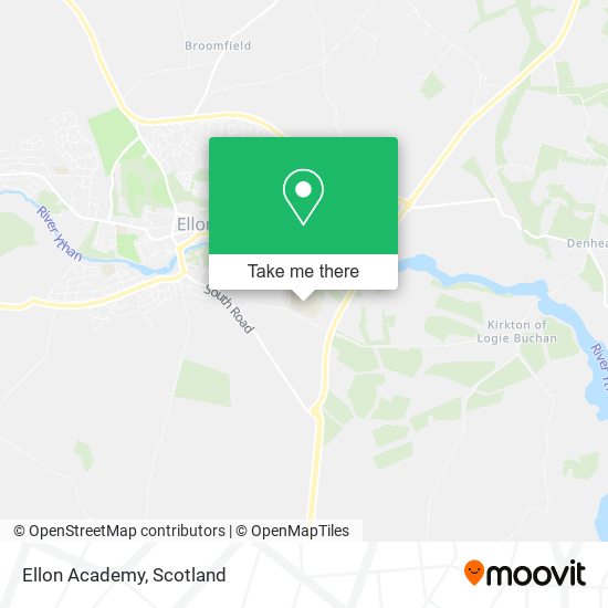 Ellon Academy map