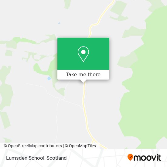 Lumsden School map