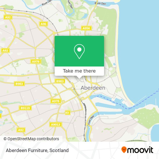 Aberdeen Furniture map