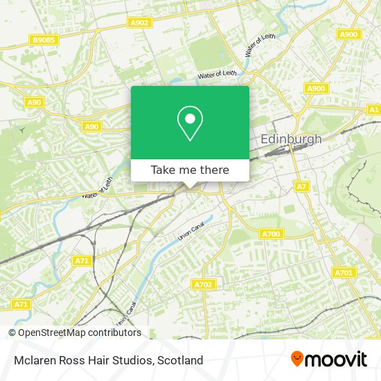 Mclaren Ross Hair Studios map