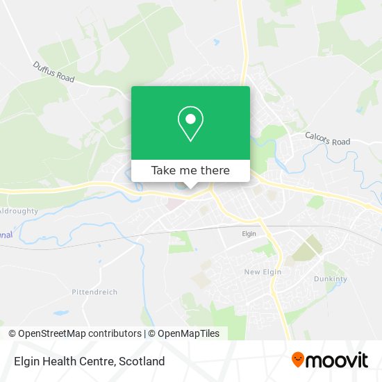 Elgin Health Centre map