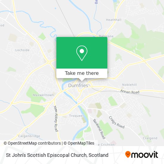St John's Scottish Episcopal Church map