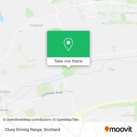 Cluny Driving Range map