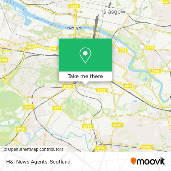 H&I News Agents map