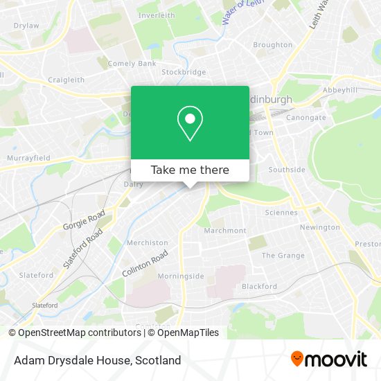 Adam Drysdale House map