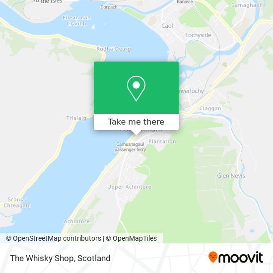 The Whisky Shop map