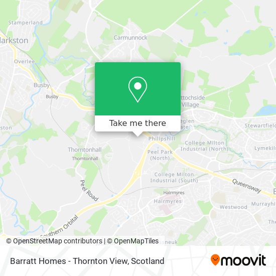 Barratt Homes - Thornton View map