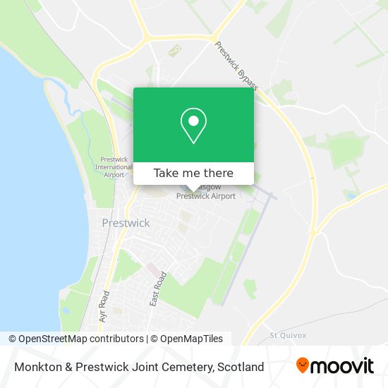 Monkton & Prestwick Joint Cemetery map