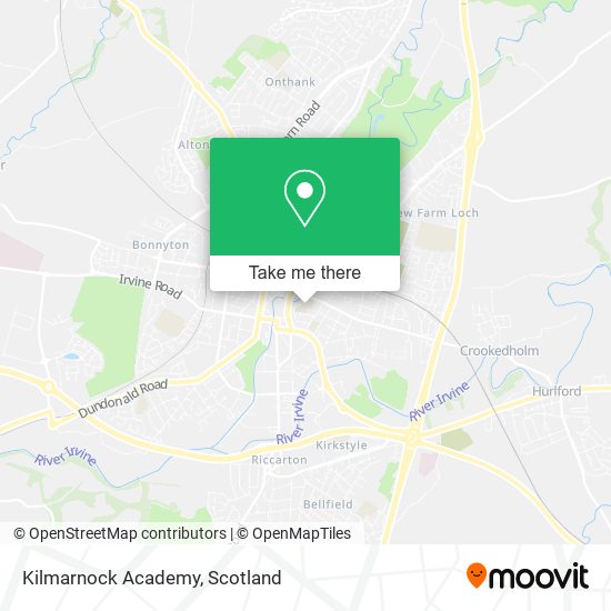 Kilmarnock Academy map