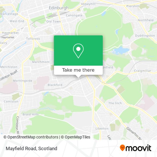 Mayfield Road map