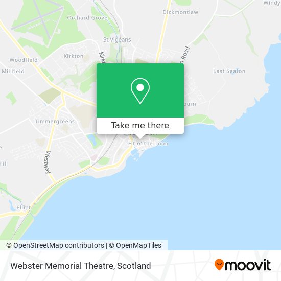 Webster Memorial Theatre map