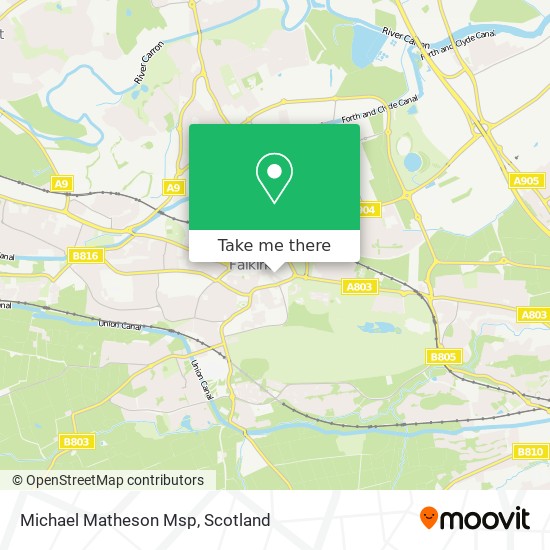 Michael Matheson Msp map