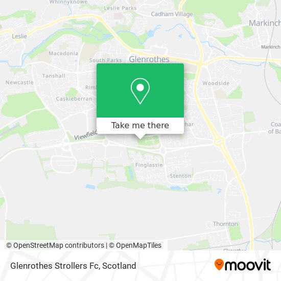 Glenrothes Strollers Fc map