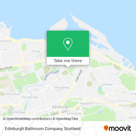 Edinburgh Bathroom Company map