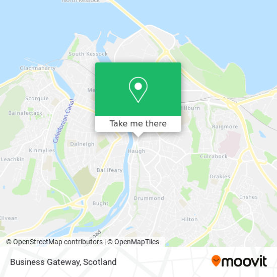 Business Gateway map