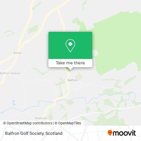 Balfron Golf Society map