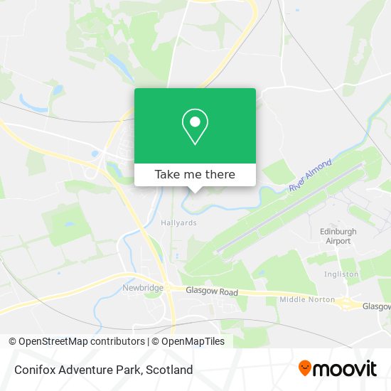 Conifox Adventure Park map