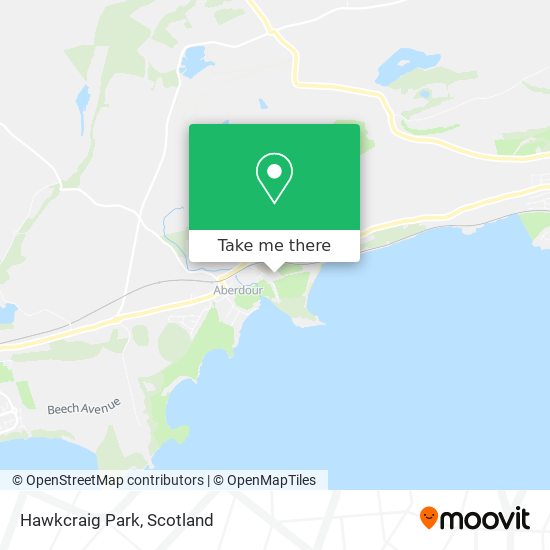 Hawkcraig Park map