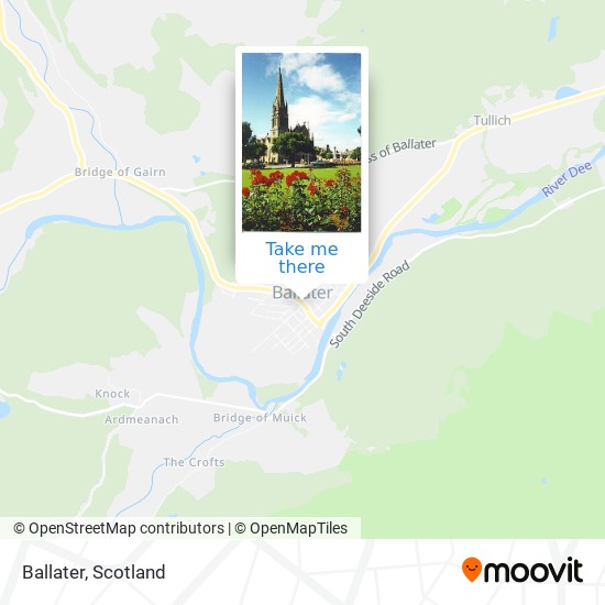 Ballater map