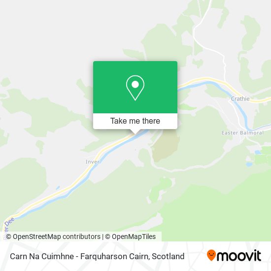 Carn Na Cuimhne - Farquharson Cairn map