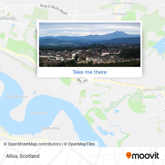 Alloa map