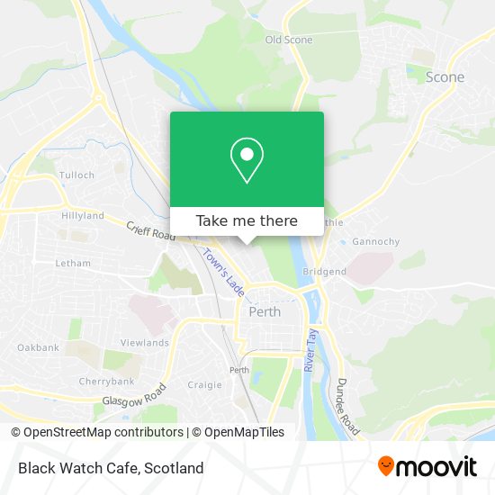 Black Watch Cafe map