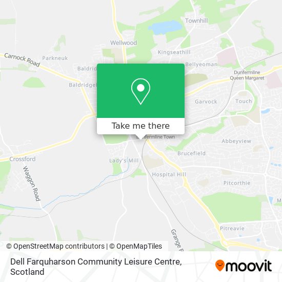 Dell Farquharson Community Leisure Centre map