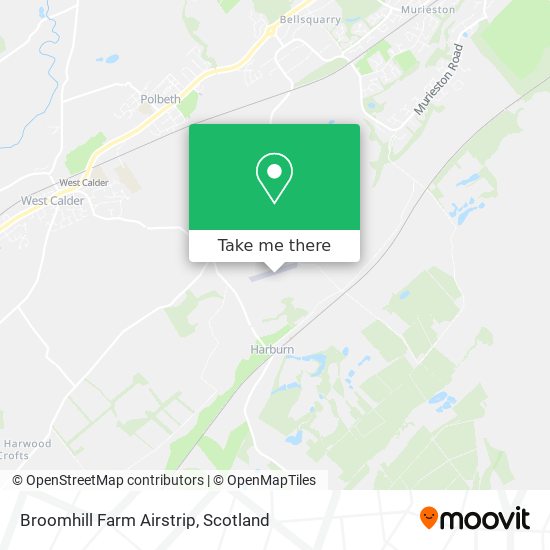Broomhill Farm Airstrip map