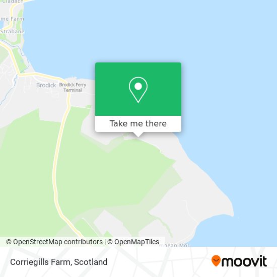 Corriegills Farm map
