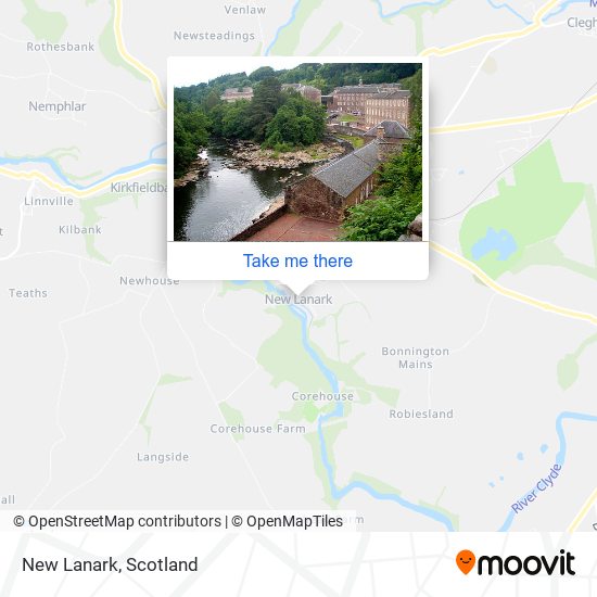 New Lanark map