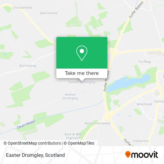 Easter Drumgley map