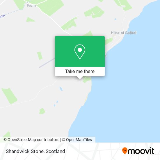 Shandwick Stone map