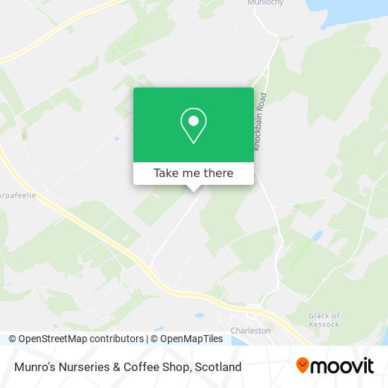 Munro's Nurseries & Coffee Shop map