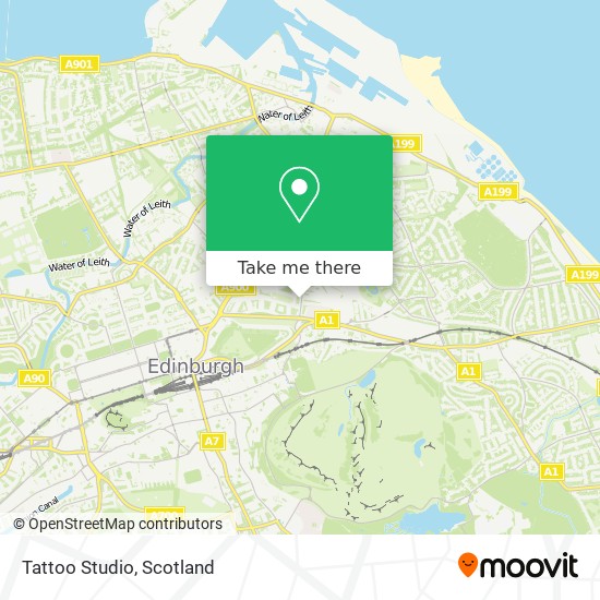 Tattoo Studio map