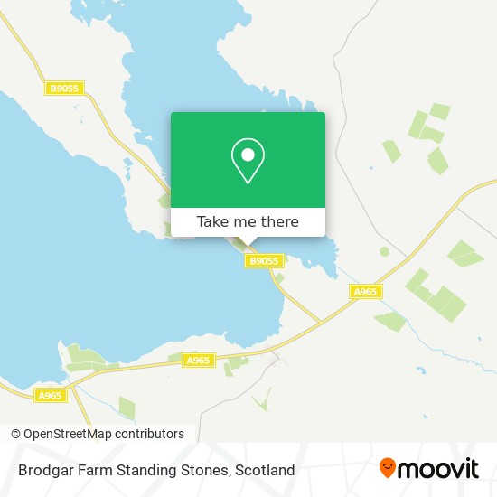 Brodgar Farm Standing Stones map