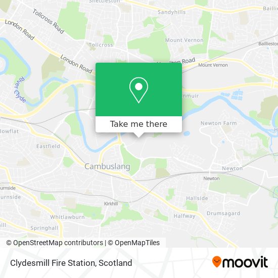 Clydesmill Fire Station map