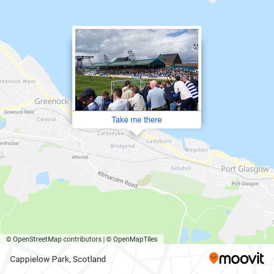 Cappielow Park map
