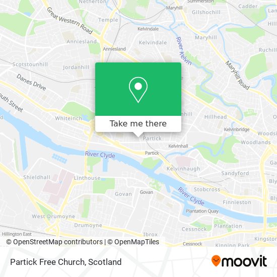 Partick Free Church map