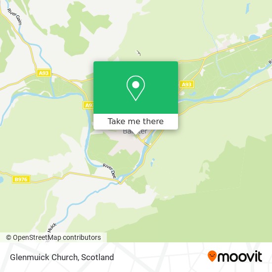 Glenmuick Church map