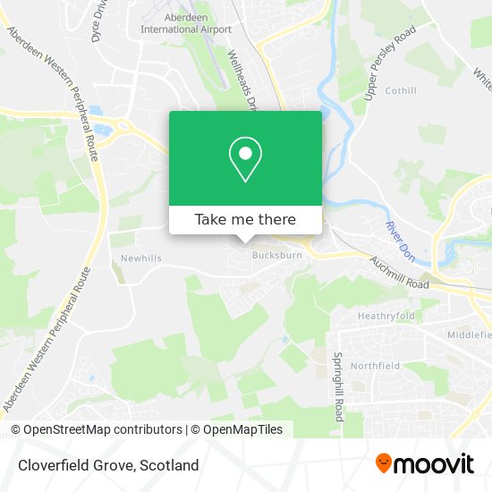 Cloverfield Grove map