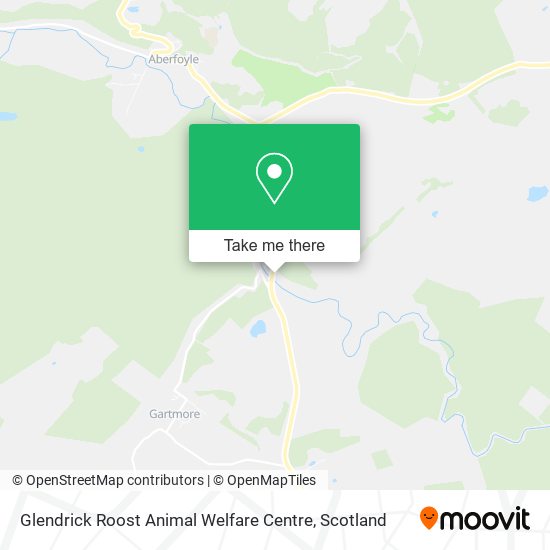 Glendrick Roost Animal Welfare Centre map
